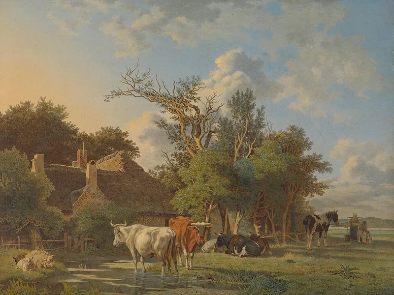 1778-Jean François Valois - Paesaggio
